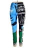 Unbranded Graphic Blue Leggings Size XXL - photo 2