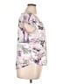 EMALINE Purple Short Sleeve Top Size XL - photo 4