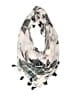 Lord & Taylor Gray Pink Scarf One size - photo 1