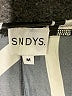 SNDYS. 100% Polyester Stripes Silver Casual Pants Size M - photo 4