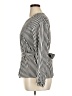 Unbranded 100% Polyester Stripes Black Long Sleeve Blouse Size XL - photo 5