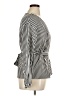 Unbranded 100% Polyester Stripes Black Long Sleeve Blouse Size XL - photo 4