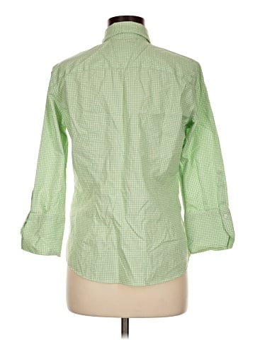 KIRKLAND Signature 3/4 Sleeve Button-Down Shirt (view 2)