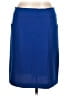 Crescent Drive Solid Blue Casual Skirt Size L - photo 1