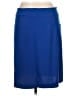 Crescent Drive Solid Blue Casual Skirt Size L - photo 2