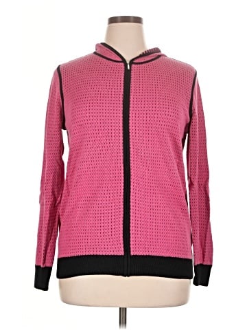 Joan Vass Zip Up Hoodie (view 1)