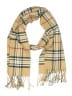 Unbranded Plaid Yellow Tan Scarf One size - photo 1