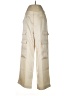 The Noli Shop 100% Polyester Ivory Cargo Pants Size 8 - photo 1