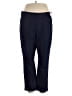 Seven7 Solid Blue Casual Pants Size 16 (petite) - photo 1