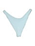 L Space Solid Blue Swimsuit Bottoms Size XS - photo 2