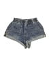 One Teaspoon 100% Cotton Blue Denim Shorts Size XS - photo 1