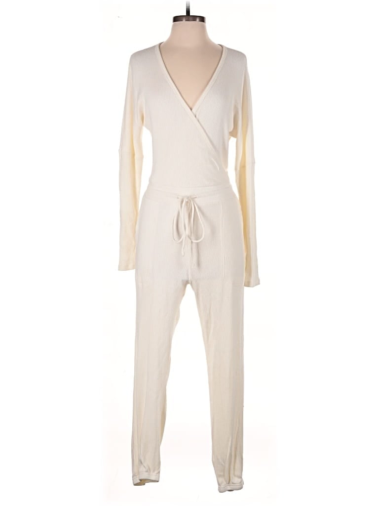 Pre-owned Michael Lauren Jumpsuit In Ivory