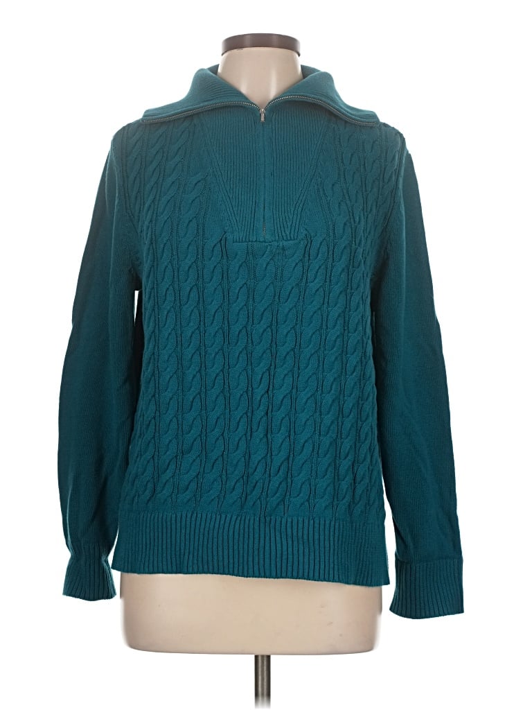 Pre-owned Talbots Outlet Pullover Sweater In Teal