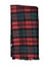 Zara 100% Acrylic Plaid Red Scarf One size - photo 2