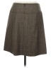 AK Anne Klein Plaid Brown Wool Skirt Size 8 - photo 2