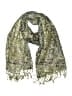 Unbranded Paisley Green Brown Scarf One size - photo 1