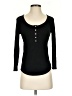 J.Crew Black Long Sleeve Henley Size S - photo 1