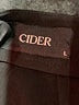 Cider Solid Black Casual Skirt Size L - photo 4