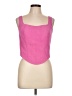 Sincerely Jules Pink Sleeveless Top Size L - photo 1