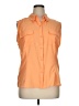 Assorted Brands 100% Polyester Orange Sleeveless Blouse Size XL - photo 1