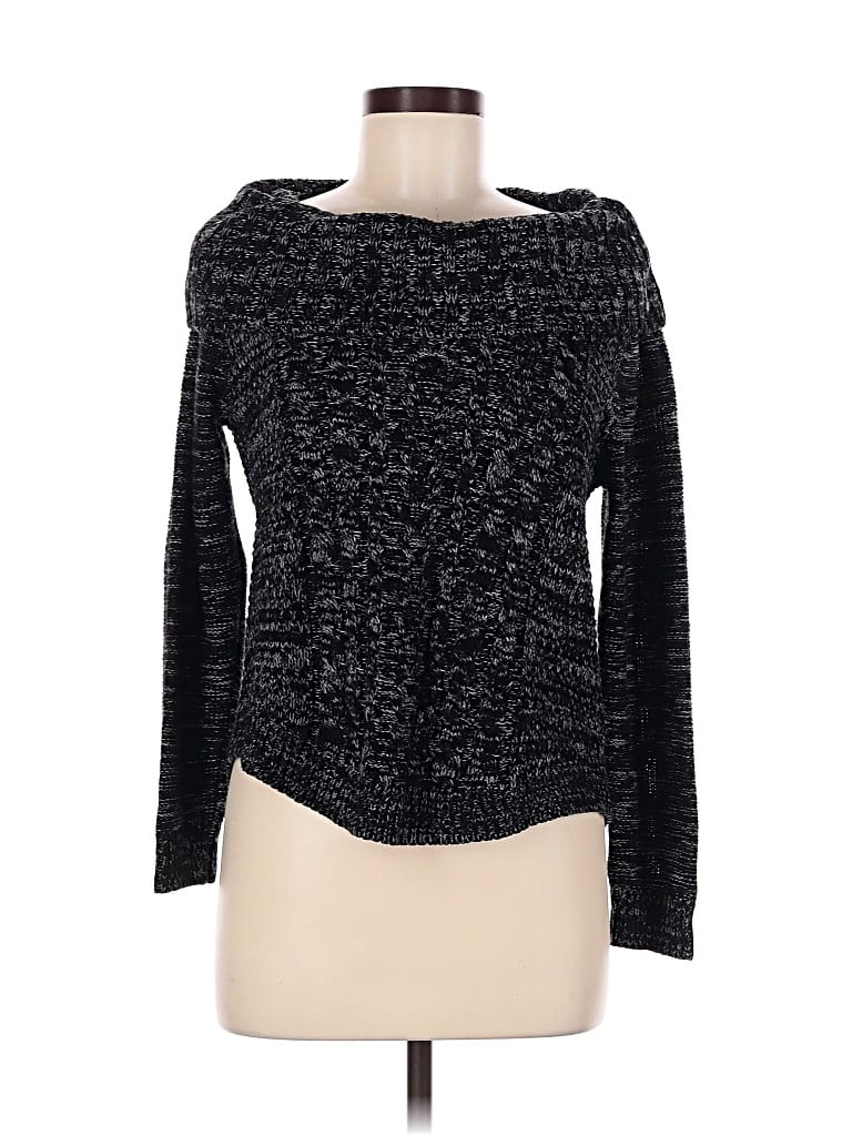 Pre-owned It's Our Time Pullover Sweater In Black