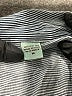 Unbranded 100% Cotton Stripes Blue 3/4 Sleeve Button-Down Shirt Size M - photo 7