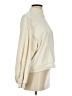 Levi's 100% Cotton Solid Ivory Turtleneck Sweater Size S - photo 4
