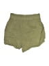 Zara Solid Green Shorts Size M - photo 2