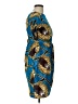 grass-fields Blue Cocktail Dress Size L - photo 4
