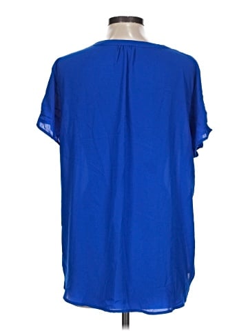 Pleione Short Sleeve Blouse (view 2)