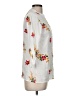 Kindred 100% Polyester Floral White 3/4 Sleeve Blouse Size M - photo 4