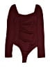 Lulus Burgundy Bodysuit Size S - photo 1