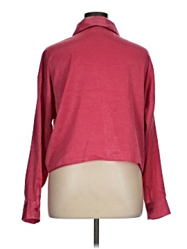 Forever 21 Plus 3/4 Sleeve Button-Down Shirt (view 2)