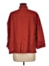 Spiegel 100% Linen Red 3/4 Sleeve Button-Down Shirt Size M - photo 2