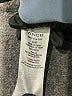 Vince. 100% Silk Metallic Teal Blue Long Sleeve Silk Top Size S - photo 7