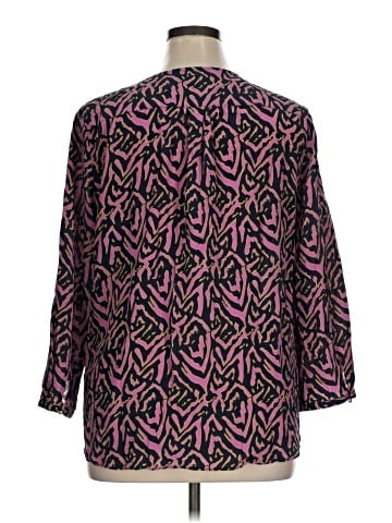 Ellie Kai 3/4 Sleeve Silk Top (view 2)
