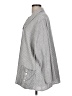 Tulip Gray 3/4 Sleeve Button-Down Shirt Size L - photo 5
