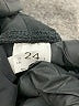 Unbranded 100% Polyester Solid Black Casual Skirt Size 24 waist - photo 4