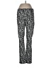 Frank Lyman Design Animal Print Silver Casual Pants Size 10 - photo 1