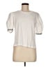 Zara 100% Cotton Ivory Short Sleeve Top Size M - photo 1