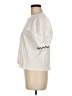 Zara 100% Cotton Ivory Short Sleeve Top Size M - photo 5
