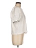 Zara 100% Cotton Ivory Short Sleeve Top Size M - photo 4