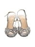 Kate Spade New York Metallic Silver Heels Size 6 - photo 2