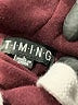Timing Burgundy Sweatshirt Size L - photo 7
