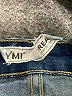 YMI 100% Cotton Blue Denim Shorts Size 5 - photo 3