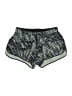 H&M 100% Polyester Chevron-herringbone Silver Athletic Shorts Size 8 - photo 1