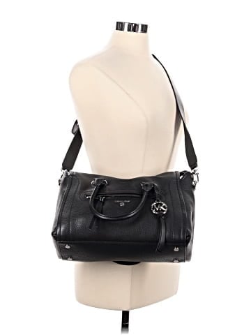MICHAEL Michael Kors Leather Satchel (view 2)