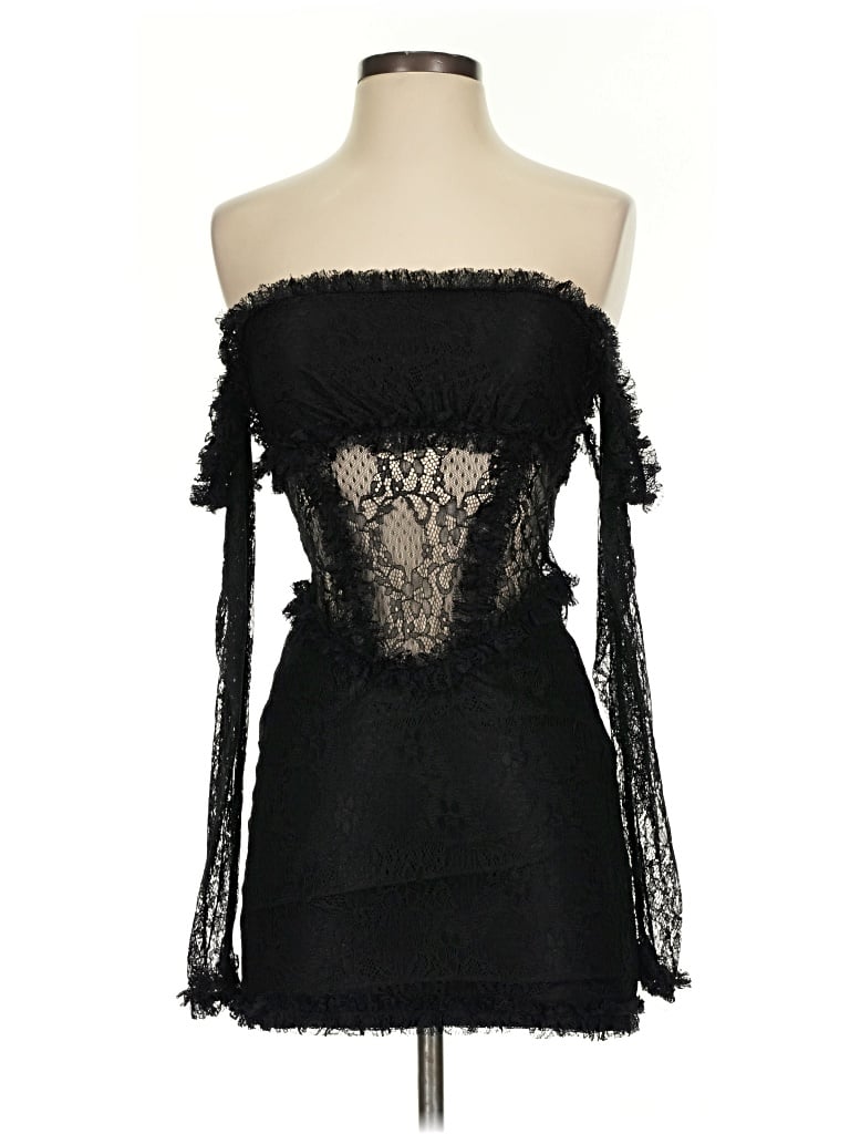 Pre-owned More To Come Cocktail Dress In Black
