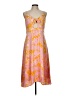 BP. 100% Rayon Tie-dye Orange Cocktail Dress Size L - photo 1