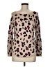 Chico's 100% Rayon Animal Print Pink Pullover Sweater Size Med Petite (1) - photo 1